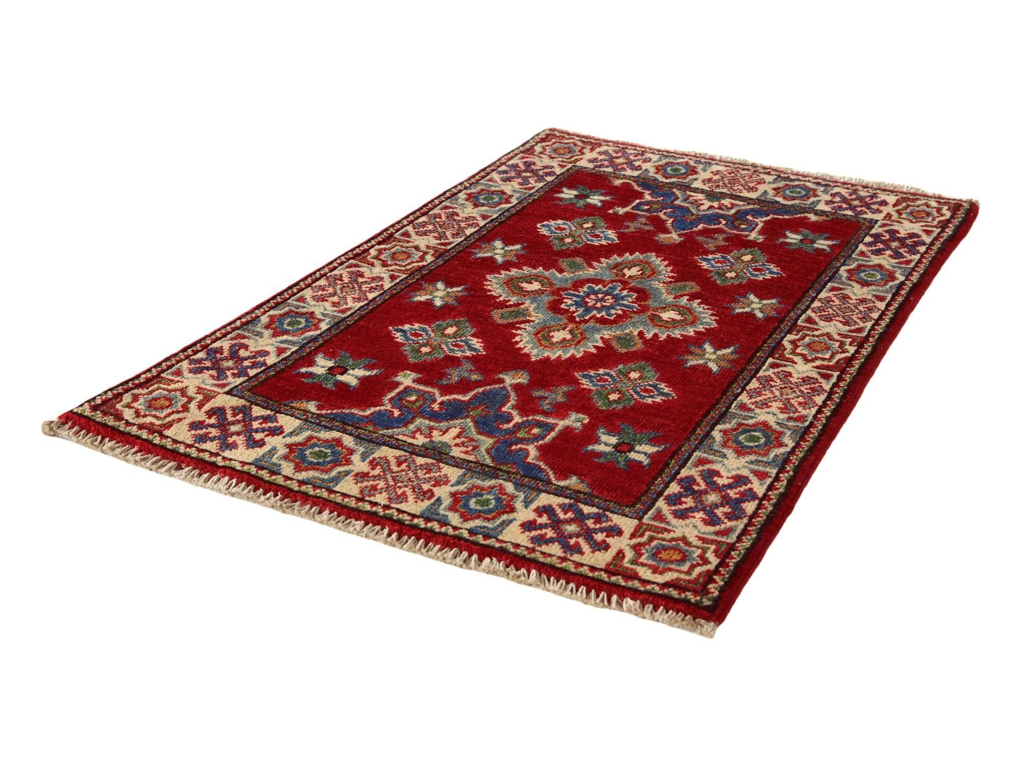 2' 1 x 3' 2 Hand Knotted Kazak Rug