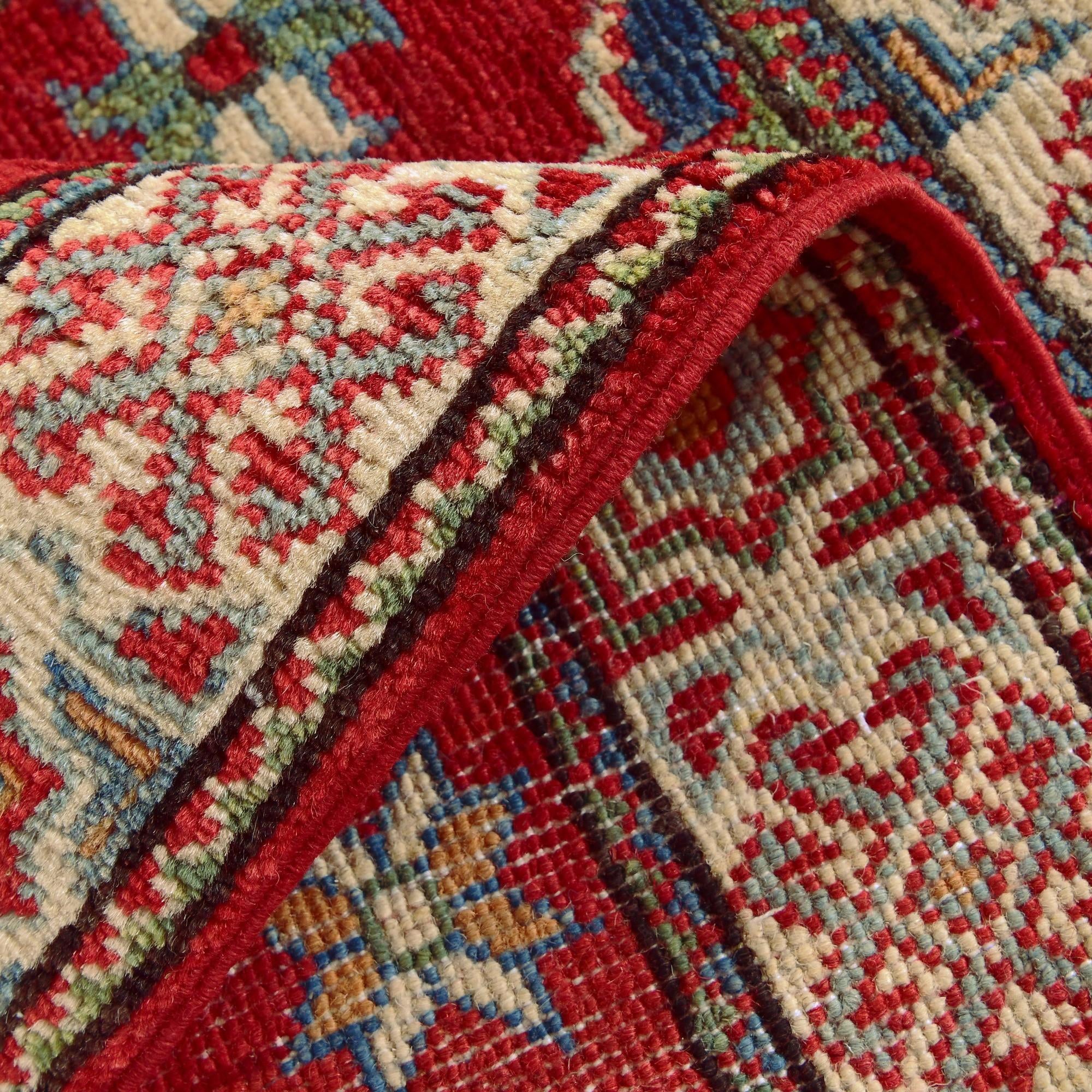 2' 1 x 3' 2 Hand Knotted Kazak Rug