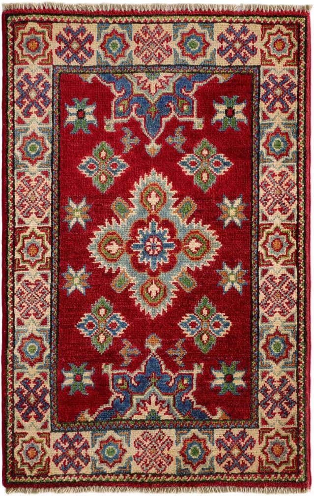 2' 1 x 3' 2 Hand Knotted Kazak Rug