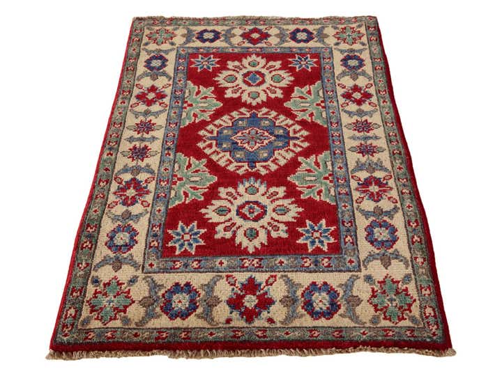2' 1 x 3' 2 Hand Knotted Kazak Rug