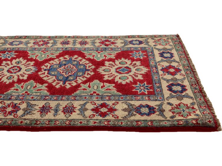 Detail image of 2' 1 x 3' 2 Hand Knotted Kazak Rug