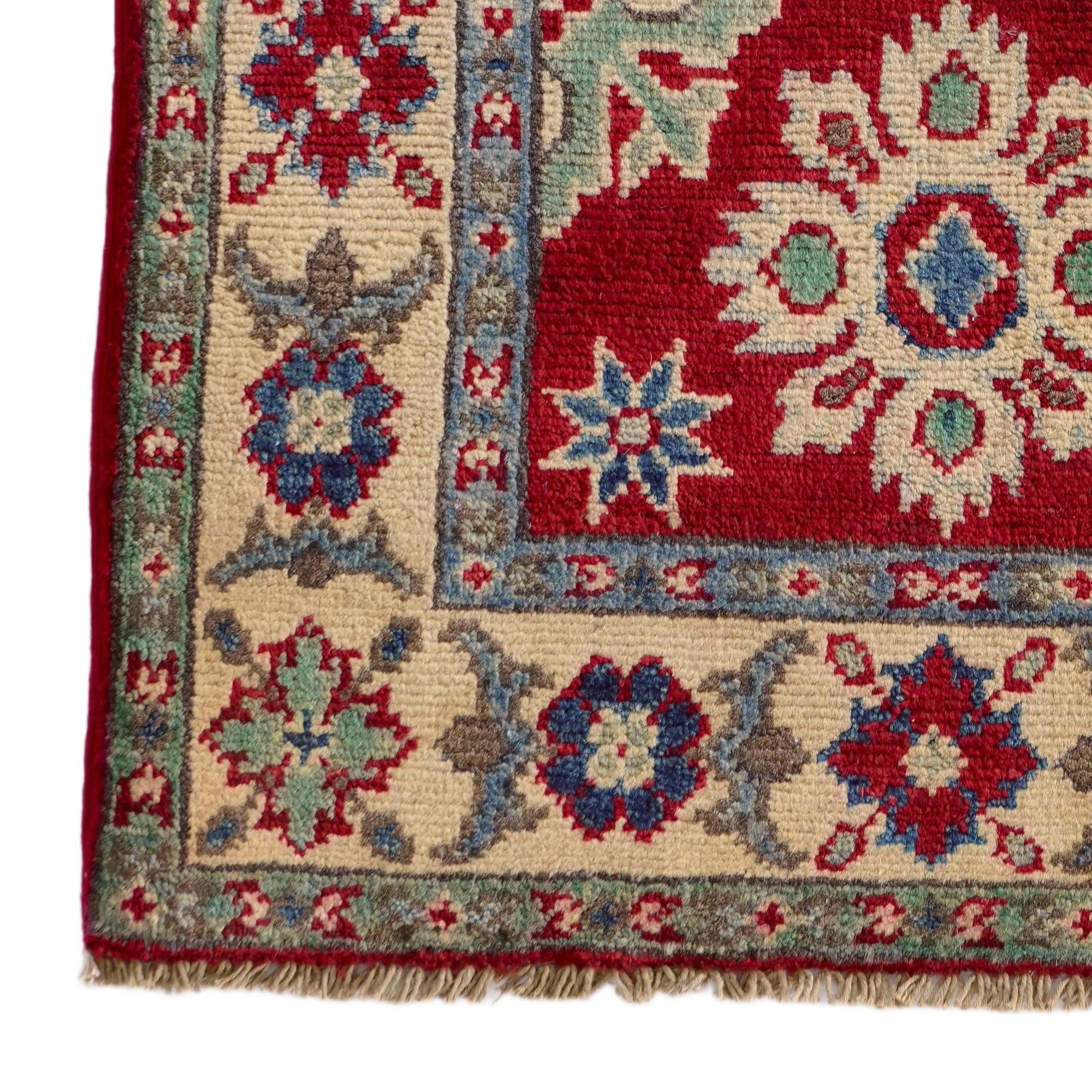 2' 1 x 3' 2 Hand Knotted Kazak Rug