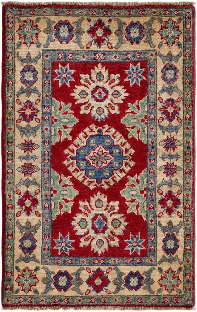 2' 1 x 3' 2 Hand Knotted Kazak Rug