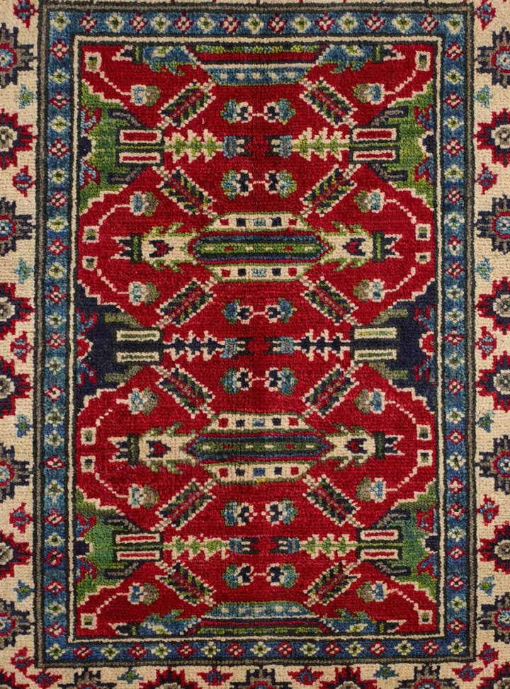2' 2 x 2' 11 Hand Knotted Kazak Rug