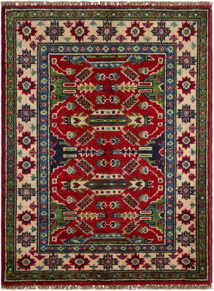 2' 2 x 2' 11 Hand Knotted Kazak Rug