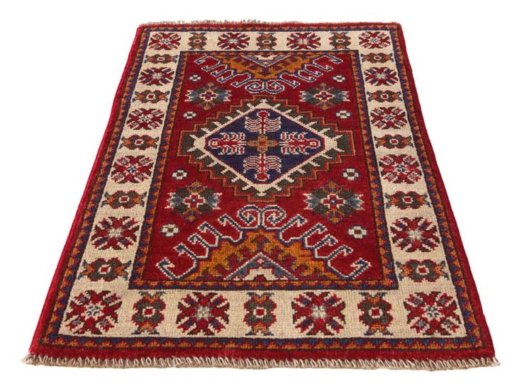 Detail image of 1' 11 x 3' 1 Hand Knotted Kazak Rug