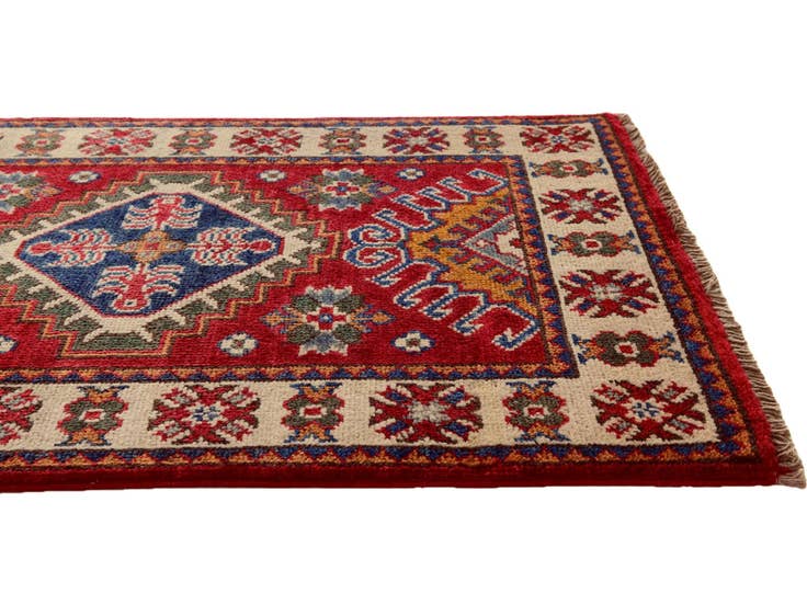 Detail image of 1' 11 x 3' 1 Hand Knotted Kazak Rug