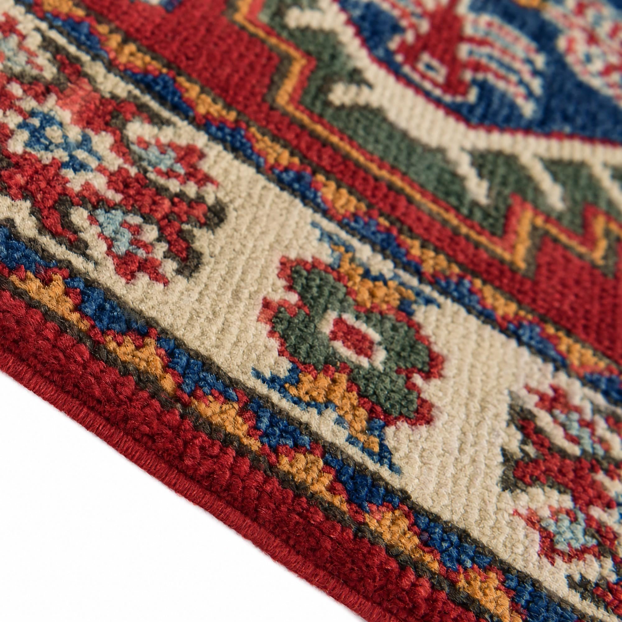 60cm x 95cm Hand Knotted Kazak Rug