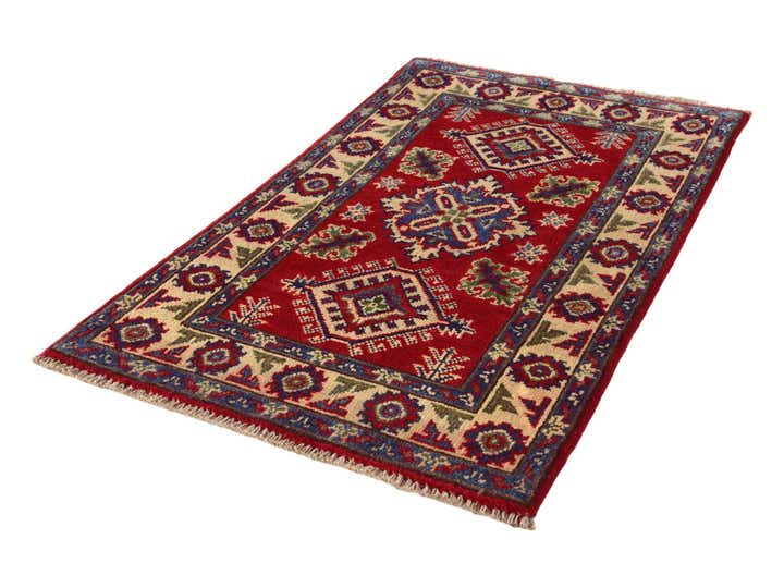 2' x 3' 5 Hand Knotted Kazak Rug