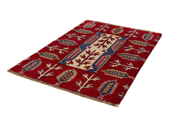 2' 1 x 2' 11 Hand Knotted Kazak Rug