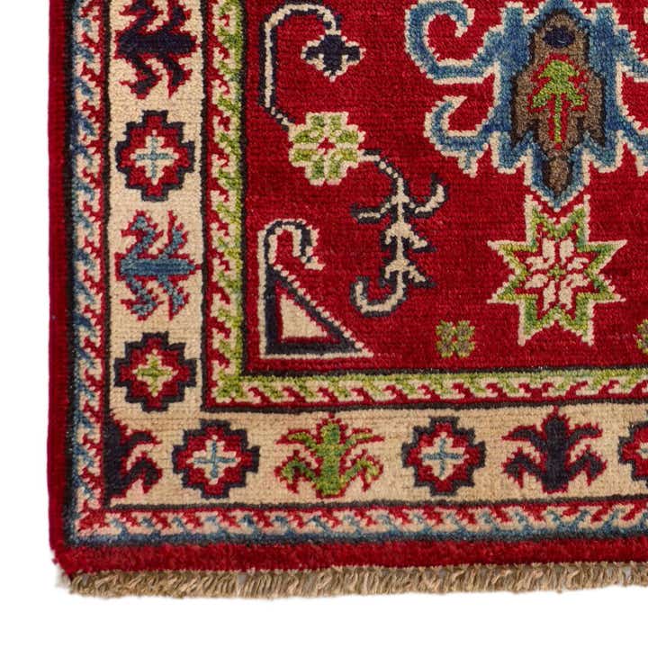 2' 1 x 3' Hand Knotted Kazak Rug