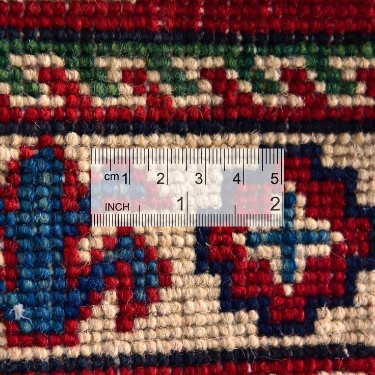 Detail image of 2' 1 x 3' Hand Knotted Kazak Rug