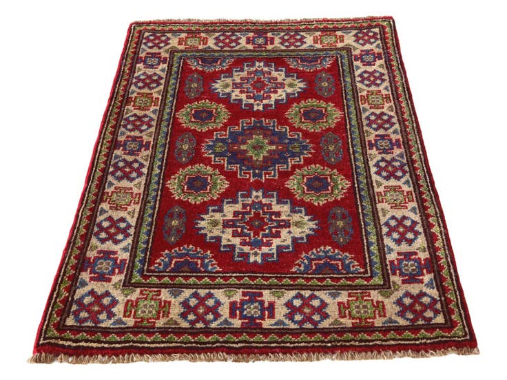 Detail image of 2' 1 x 3' 1 Hand Knotted Kazak Rug