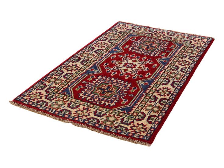Detail image of 2' x 3' 4 Hand Knotted Kazak Rug