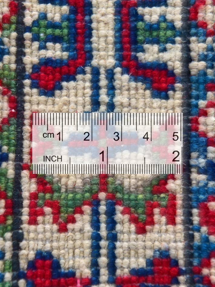 Detail image of 2' x 3' 4 Hand Knotted Kazak Rug