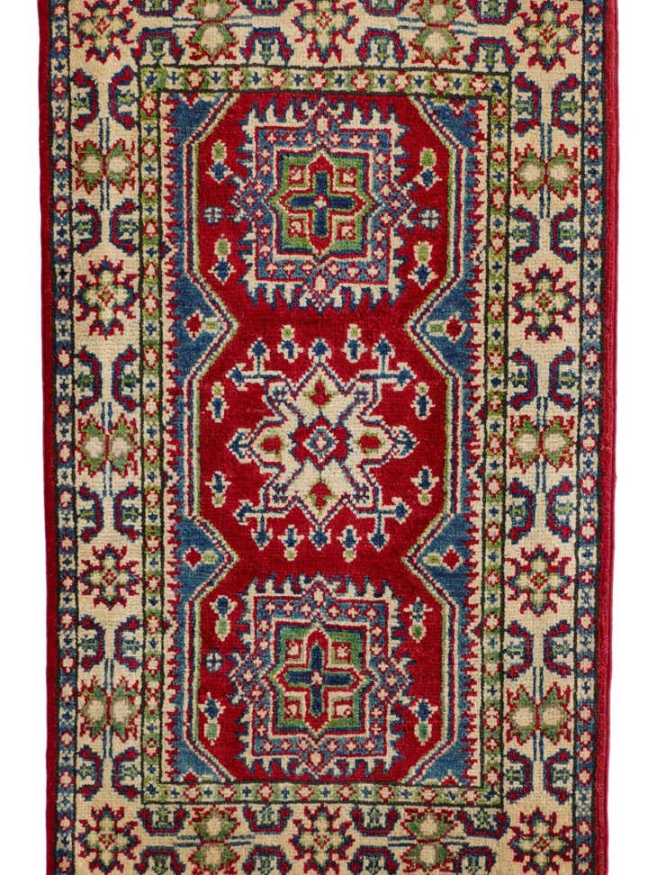 2' x 3' 4 Hand Knotted Kazak Rug