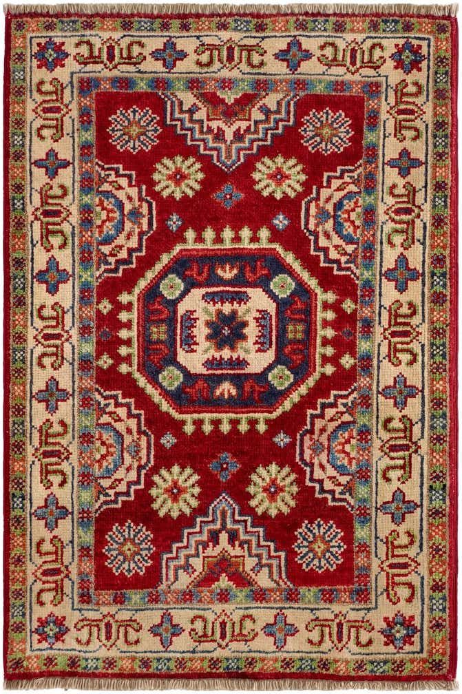 2' x 2' 11 Hand Knotted Kazak Rug