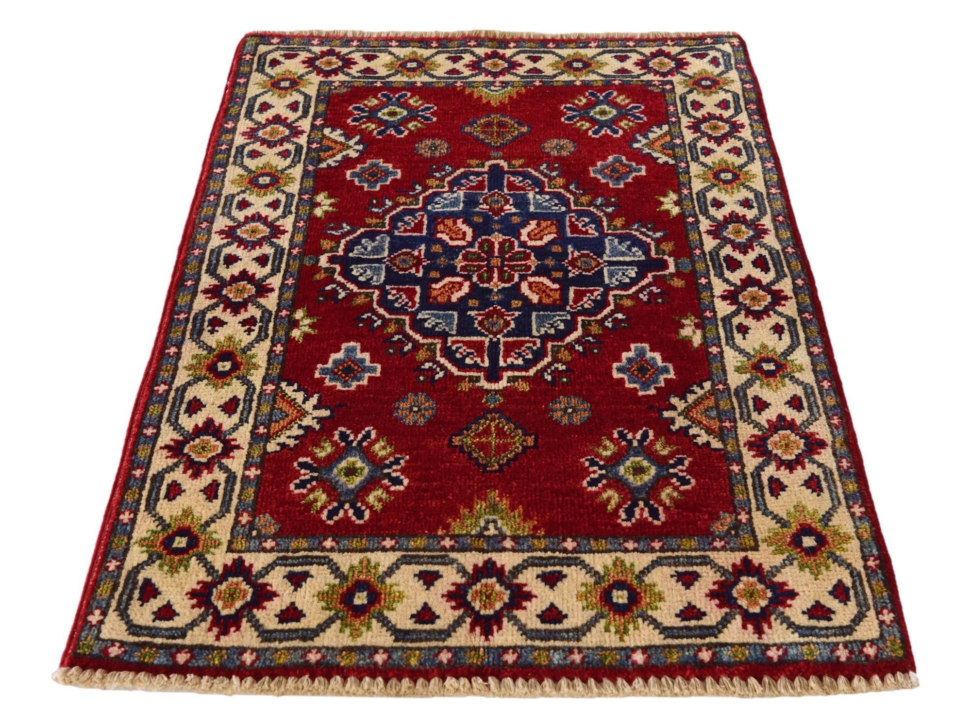1' 10 x 3' 1 Hand Knotted Kazak Rug