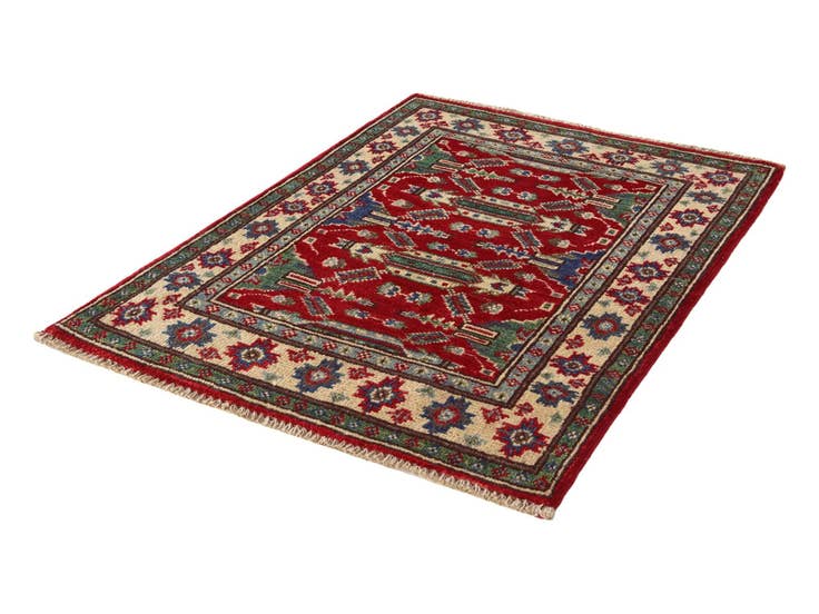 Detail image of 2' 1 x 2' 10 Hand Knotted Kazak Rug