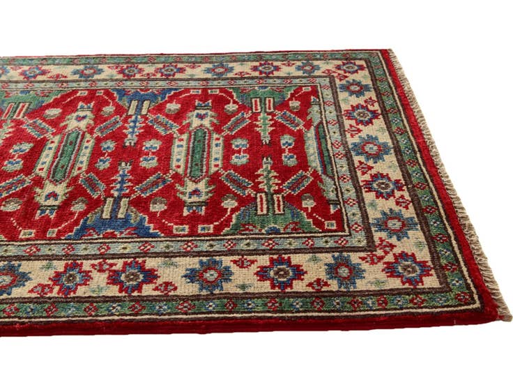Detail image of 2' 1 x 2' 10 Hand Knotted Kazak Rug