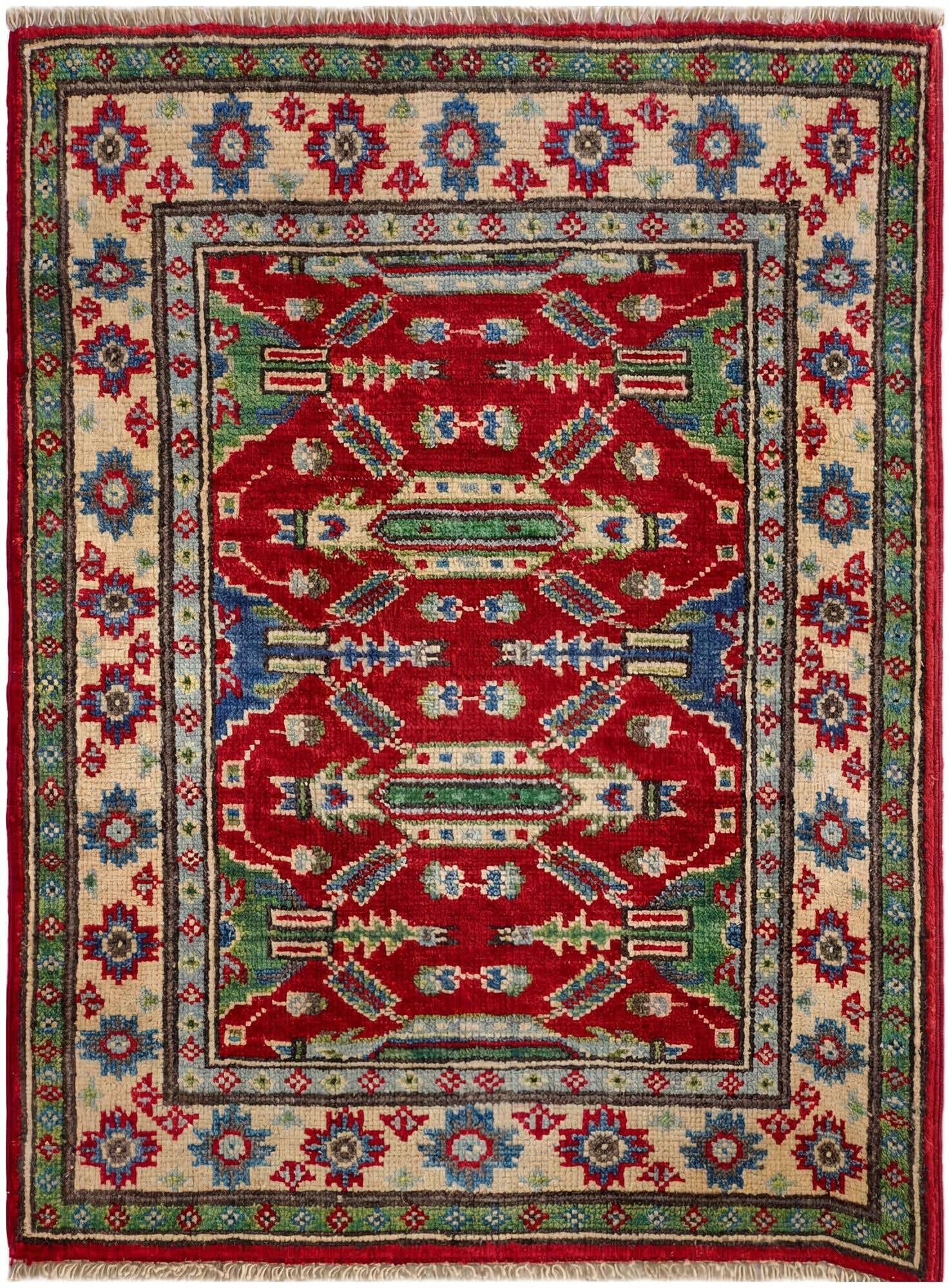 2' 1 x 2' 10 Hand Knotted Kazak Rug