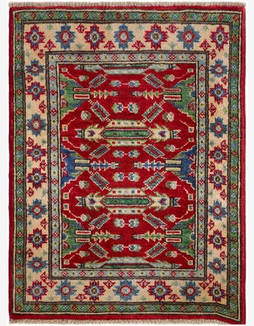 2' 1 x 2' 10 Hand Knotted Kazak Rug