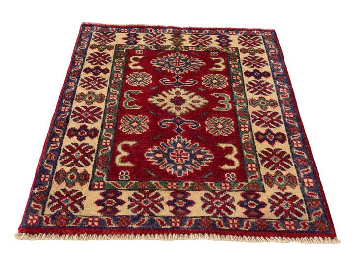 2' x 2' 11 Hand Knotted Kazak Rug