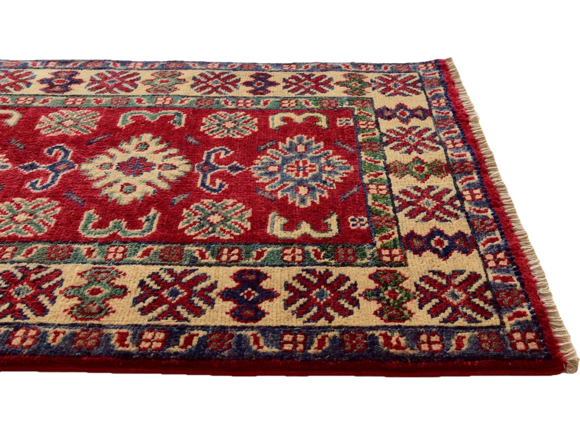 2' x 2' 11 Hand Knotted Kazak Rug