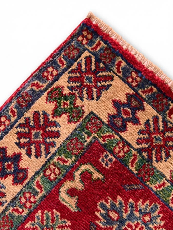 Detail image of 2' x 2' 11 Hand Knotted Kazak Rug
