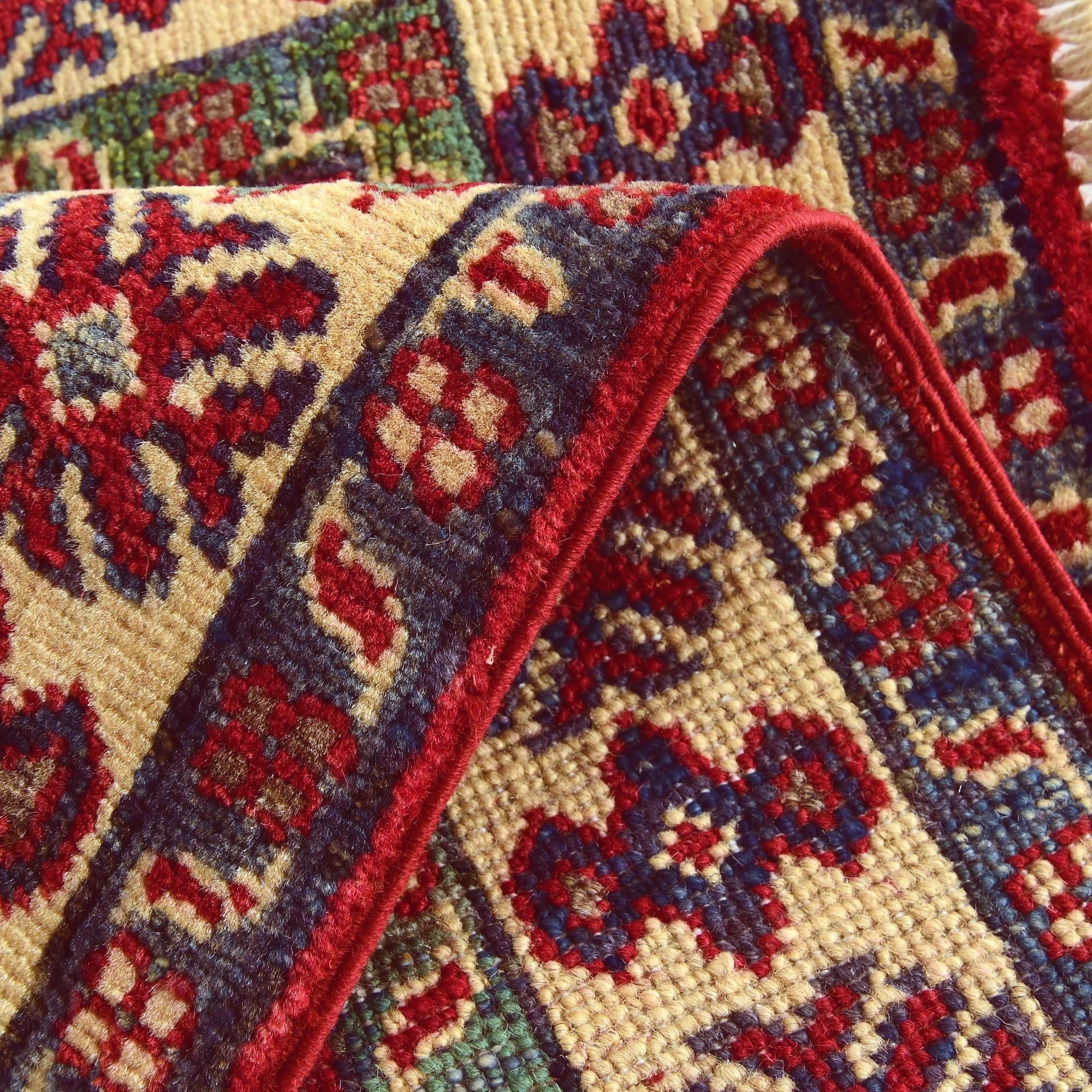 2' x 2' 11 Hand Knotted Kazak Rug