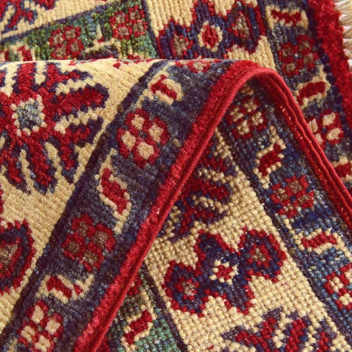 2' x 2' 11 Hand Knotted Kazak Rug