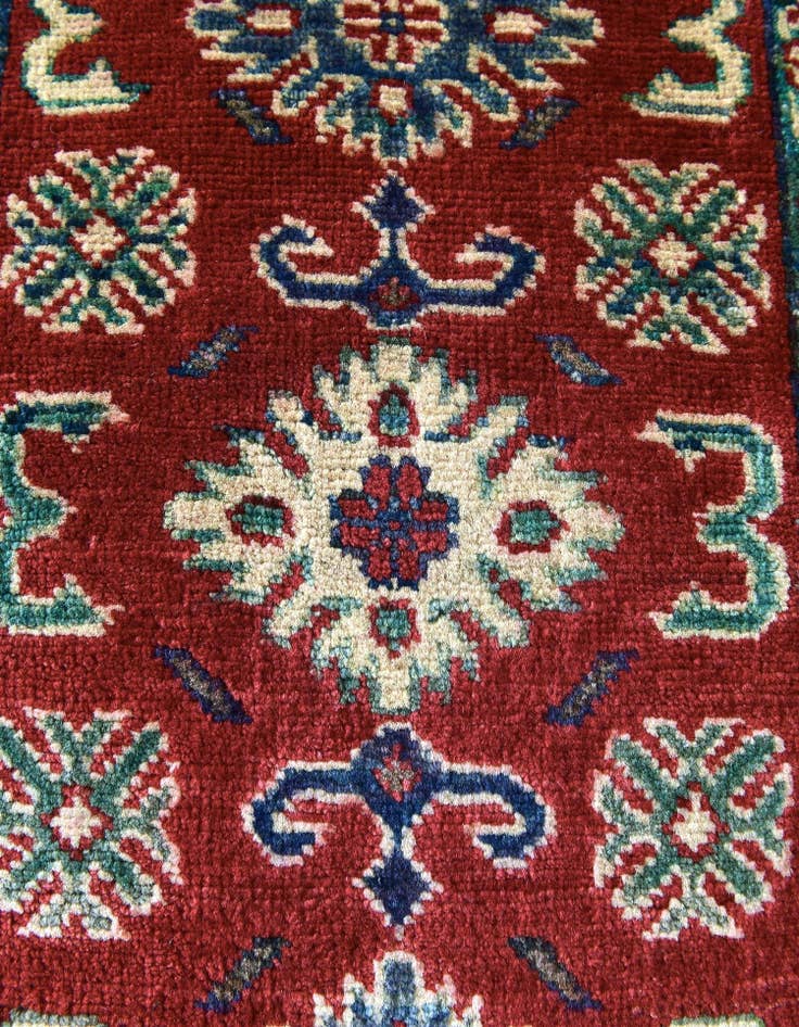 Detail image of 2' x 2' 11 Hand Knotted Kazak Rug