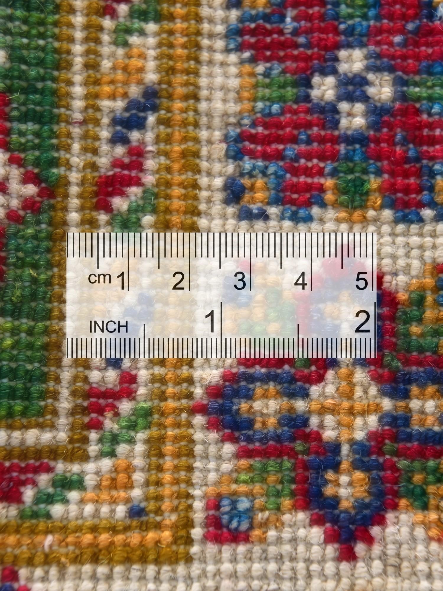 1' 11 x 3' Hand Knotted Kazak Rug