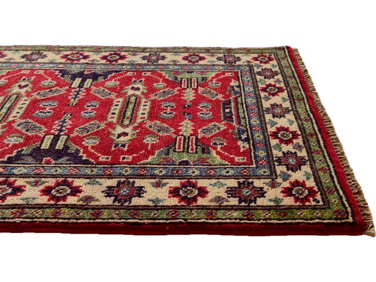 Detail image of 2' x 3' Hand Knotted Kazak Rug
