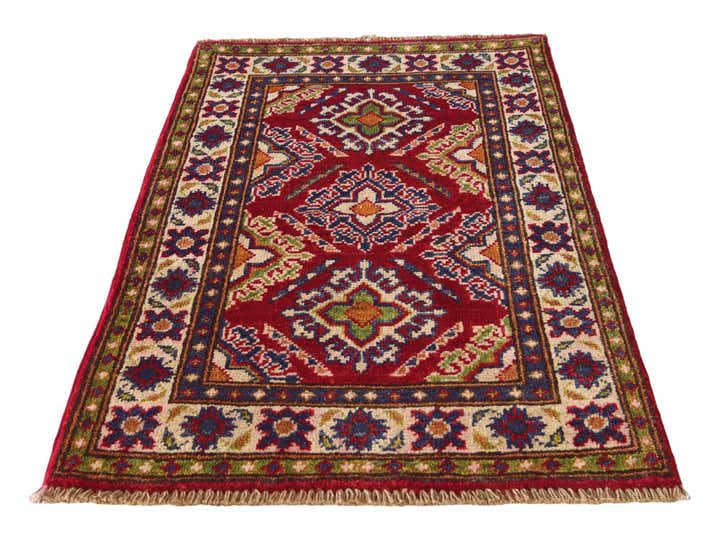 2' x 3' 2 Hand Knotted Kazak Rug