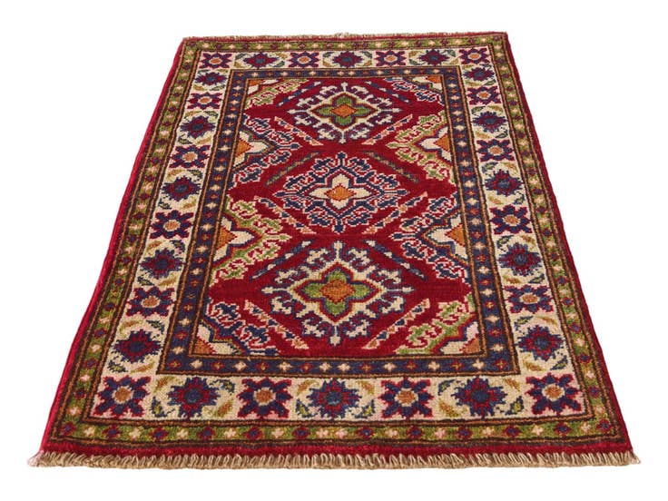 Detail image of 2' x 3' 2 Hand Knotted Kazak Rug