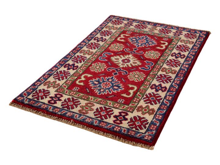 1' 10 x 3' 1 Hand Knotted Kazak Rug