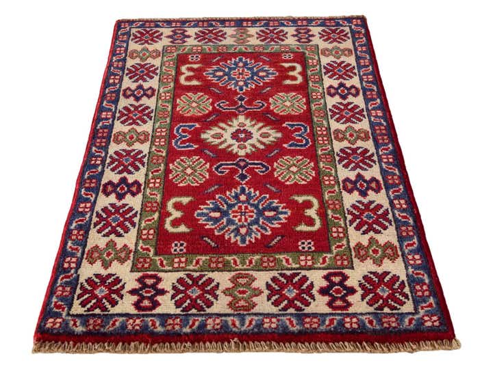 1' 10 x 3' 1 Hand Knotted Kazak Rug