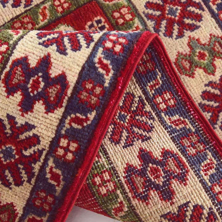 1' 10 x 3' 1 Hand Knotted Kazak Rug