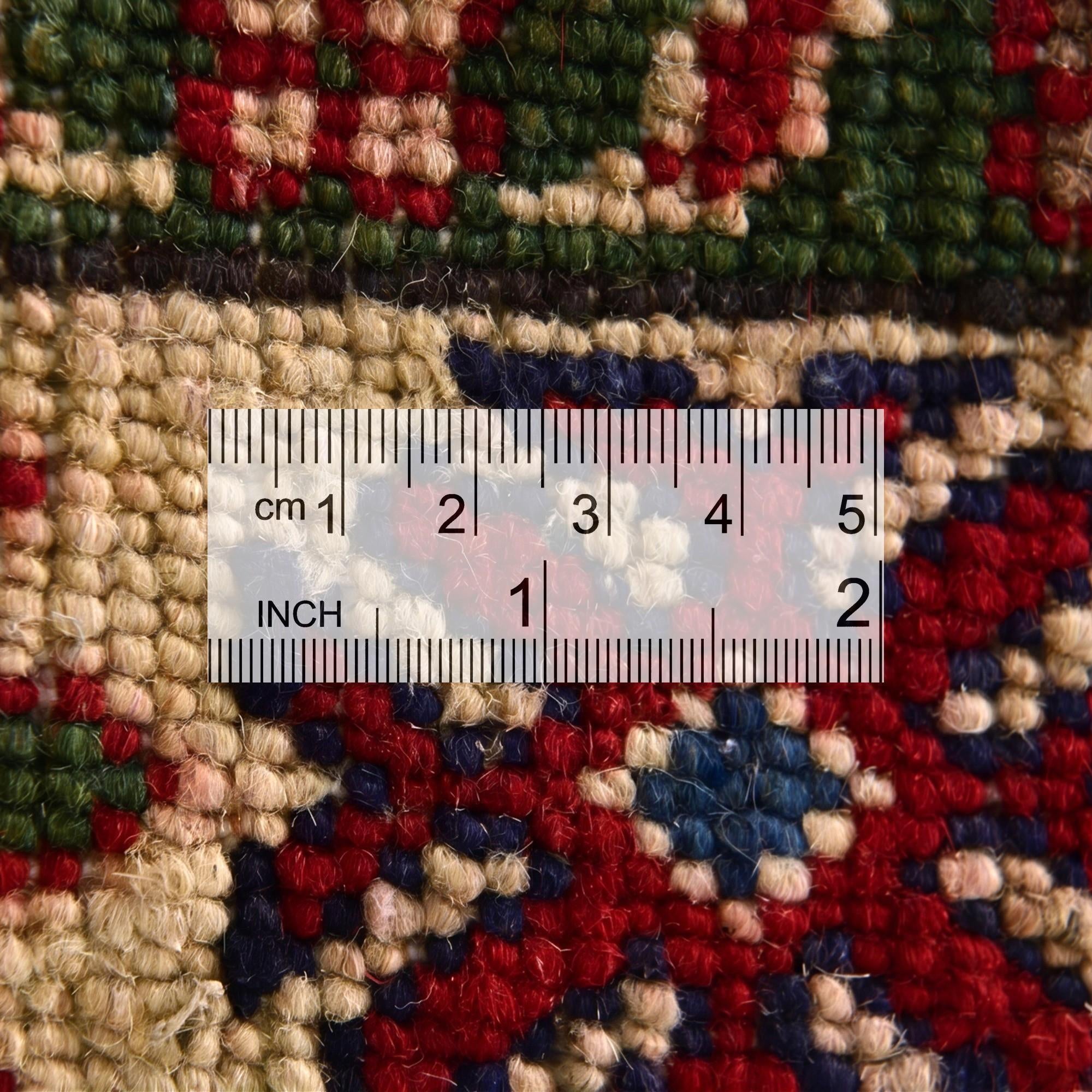 1' 10 x 3' 1 Hand Knotted Kazak Rug