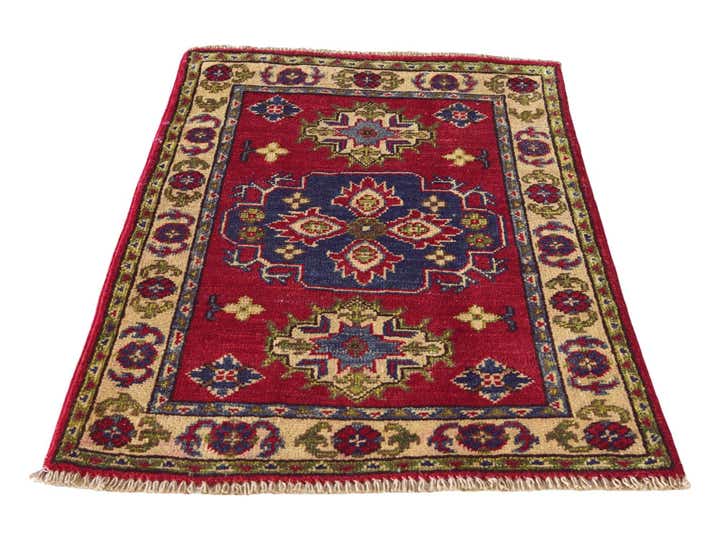 2' x 2' 11 Hand Knotted Kazak Rug