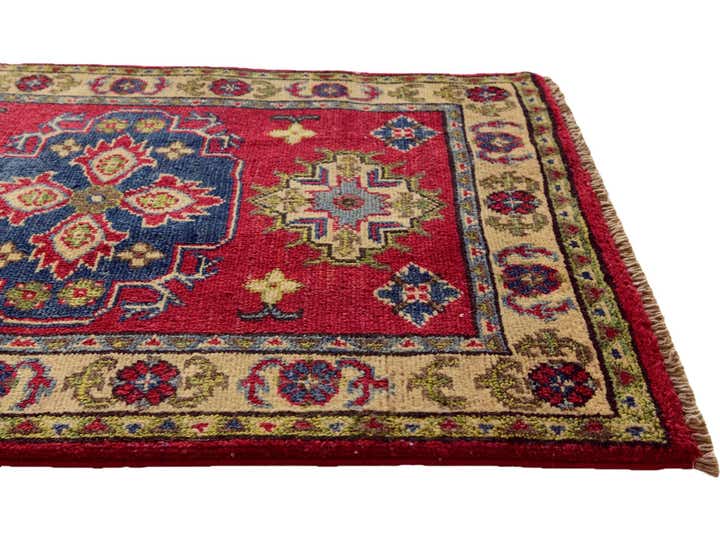 2' x 2' 11 Hand Knotted Kazak Rug