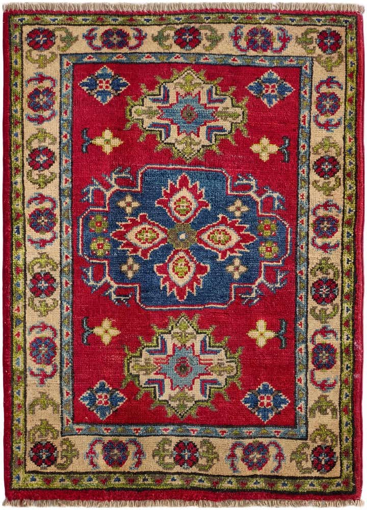 2' x 2' 11 Hand Knotted Kazak Rug