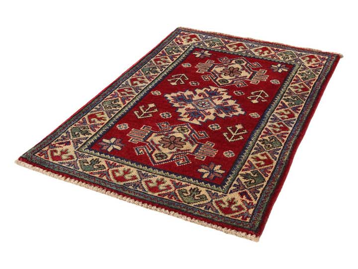 2' x 3' Hand Knotted Kazak Rug
