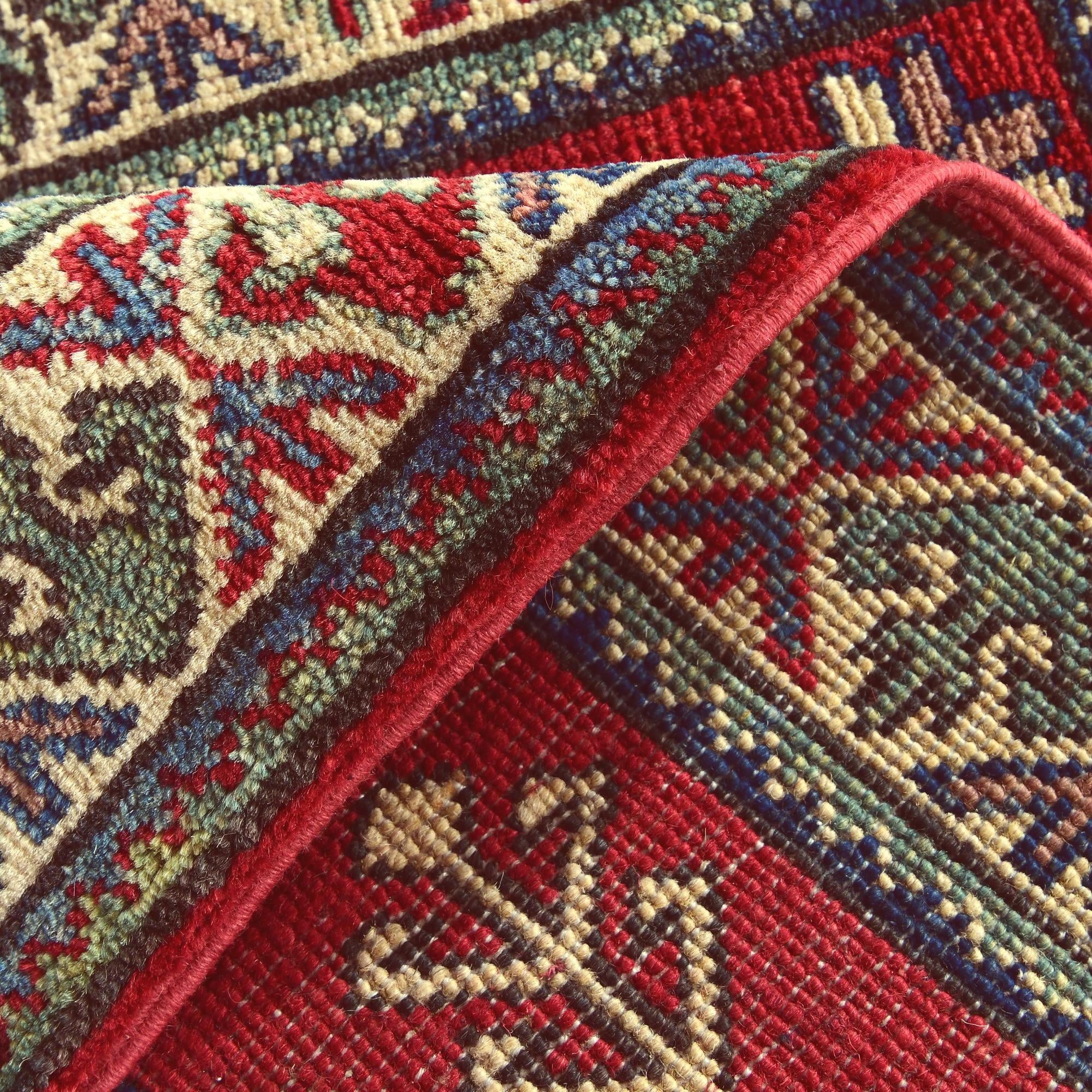 2' x 3' Hand Knotted Kazak Rug