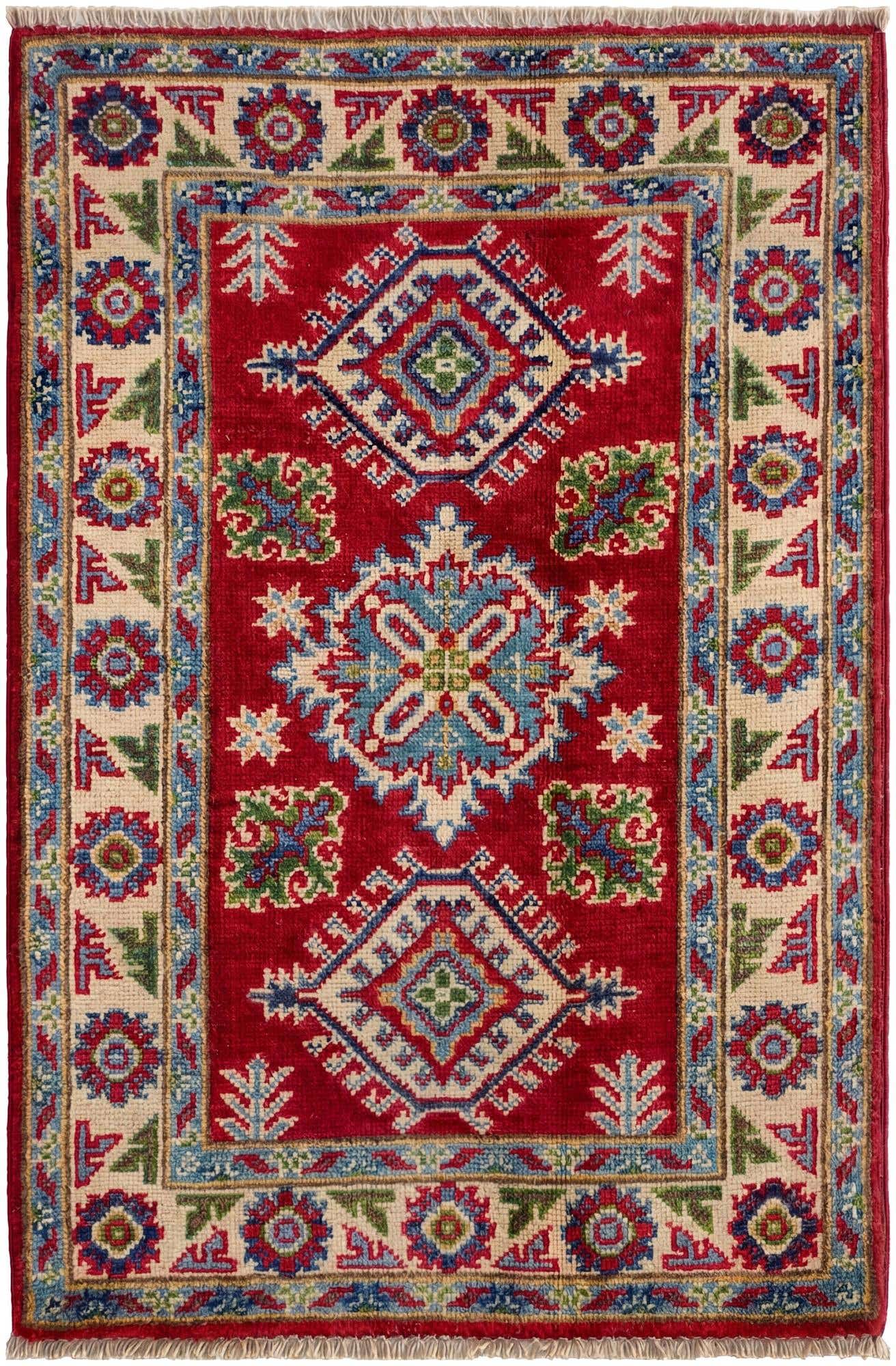 2' 1 x 3' 1 Hand Knotted Kazak Rug