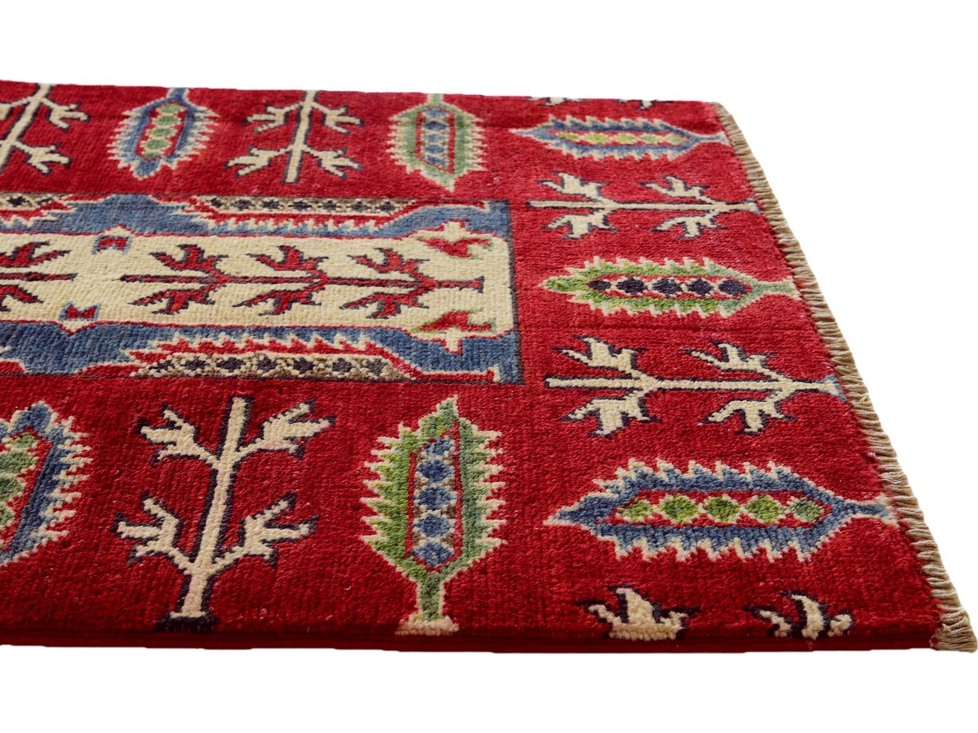 2' x 3' Hand Knotted Kazak Rug