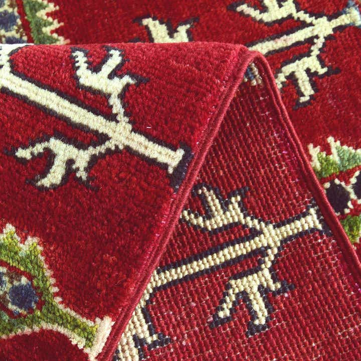 2' x 3' Hand Knotted Kazak Rug
