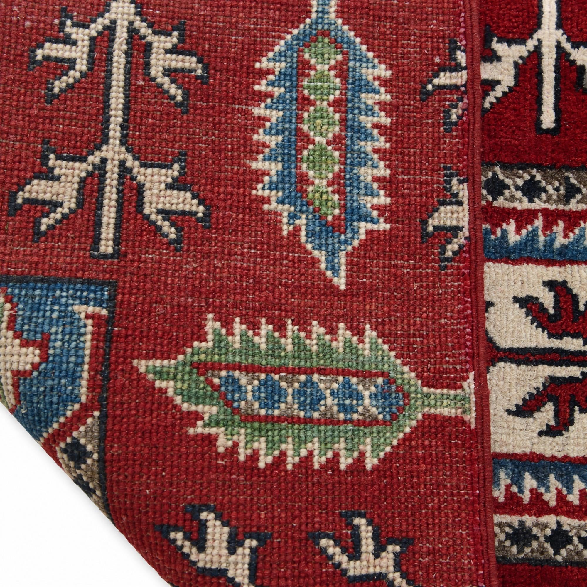 Detail image 12 of 12: 2' x 3' Hand Knotted Kazak Rug