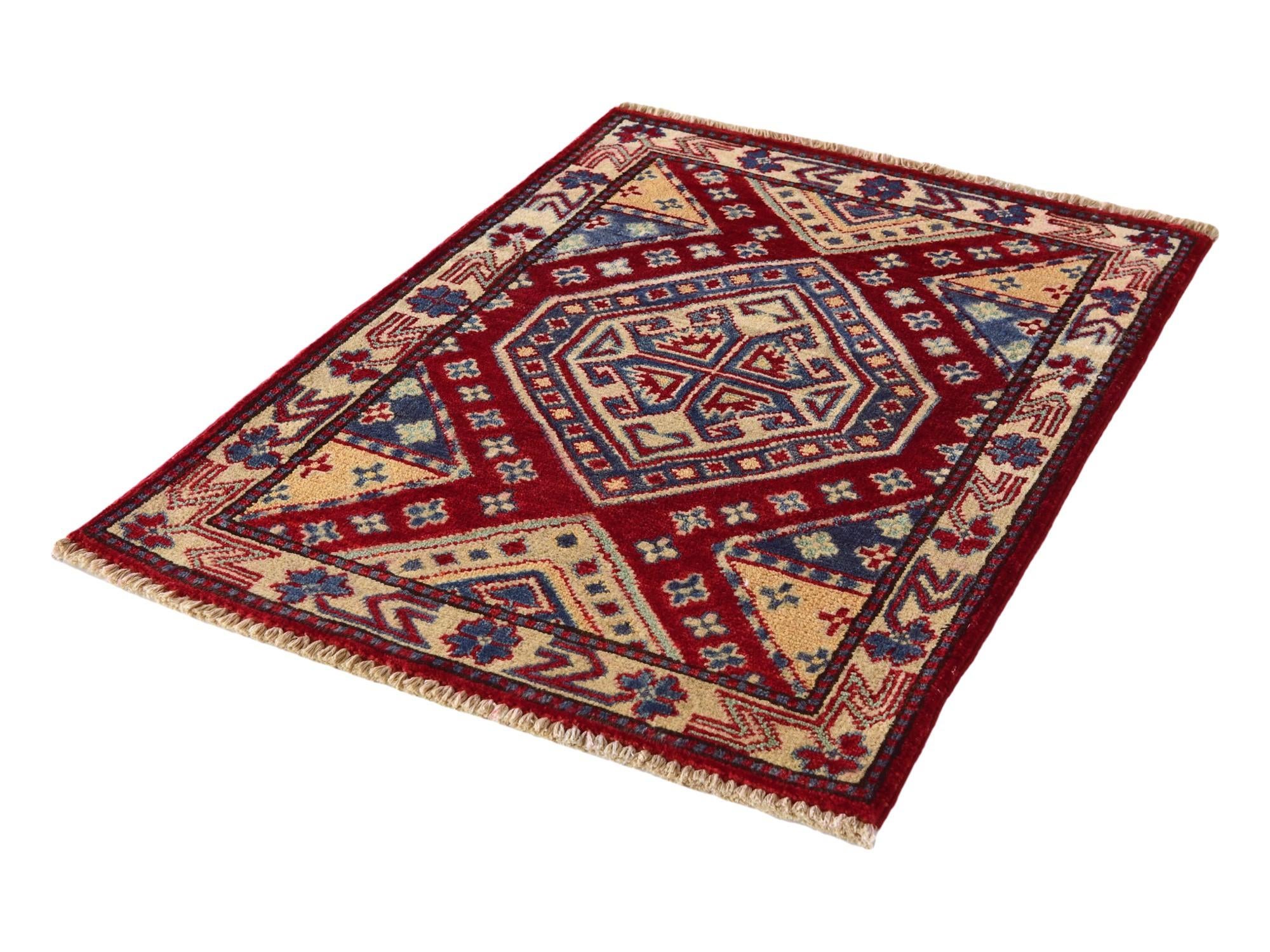 2' 1 x 2' 10 Hand Knotted Kazak Rug